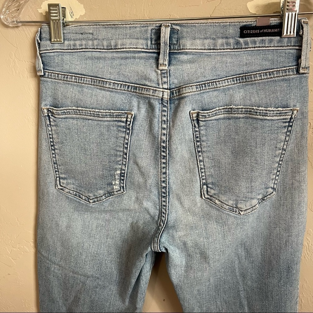 Citizens Of Humanity Rocket Ankle Skinny Exposed Button‎ Fly Denim Jeans - Picture 10 of 16